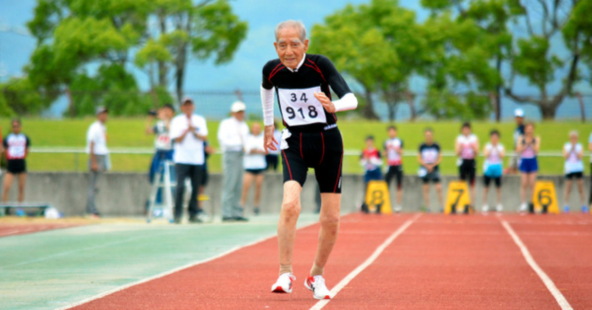 外国人「102歳で100mを完走する日本のお爺ちゃんが素晴らしい！」 | 海外の反応アンテナ