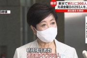 外国人「東京のコロナ感染者が過去最多の366人、どんどん増えてるぞ！」