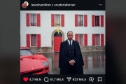 ルイス・ハミルトン、フェラーリでの最初の写真がインスタグラムで最も「いいね！」されたF1関連写真に【海外の反応】