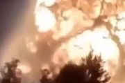 海外「ウクライナ西部でまるで火山噴火のような大爆発が起きたようだが」