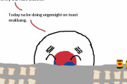 【韓国】よくある大食い放送【ポーランドボール】