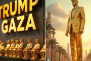 【海外】戦争で荒れた中東の土地が「楽園に変貌する映像」をトランプが公開 イーロン・マスクも登場