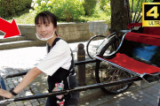外国人「日本人らしい、礼儀正しくて仕事に情熱を持ってる人だね」浅草で働く女性俥夫が人力車の仕組みを解説！！