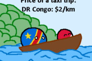 【世界】タクシー旅行の料金【ポーランドボール】