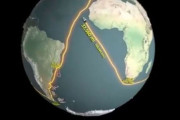 「こんな航路だったんだ…」マゼラン世界一周の軌跡を1分にした動画