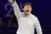 韓国人「選挙不正抗議デモの余波で、フェンシング代表オ・サンウク選手が『他人の剣』で大会に出場」と話題に