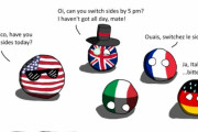 【イタリア】陣営変更【ポーランドボール】