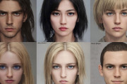AIのつくった”進撃の巨人”実写キャラがすごく格好いい・美人【海外の反応】