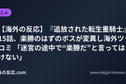 【海外の反応】『追放された転生重騎士』15話、楽勝のはずのボスが変異し海外ツッコミ 「迷宮の途中で“楽勝だ”と言ってはいけない」
