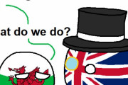 【イギリス】とてもブリティッシュなオーバーリアクション【ポーランドボール】