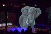 ドイツのサーカスが実際の動物の代わりに3Dホログラムイメージを使って上演！夢と魔法の世界へようこそ！
