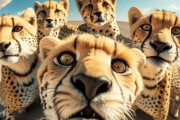外国人「AIを使って色んな動物の自撮り写真を作ってみたぞ！」