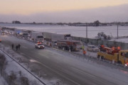 【韓国の反応】日本、強い吹雪で車両140台余りが連鎖追突