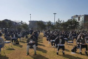 新型コロナもこれで安心！　韓国での公務員試験の風景