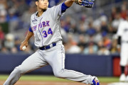 海外「千賀滉大のあの球は狂ってる！」MLBデビュー戦で魅せた千賀のお化けフォークが球種“不明”と表示されるｗ