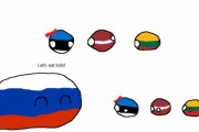 【ロシア】句読点の問題ではないよ【ポーランドボール】