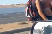【悲報】海外の若者さん、公共道路で犬に信じられないことをさせてしまう･･･海外の反応