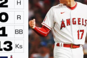 台湾人「怪物だ」大谷翔平がメジャー史上初の快挙達成！自己最多13Kで6勝目！【海外の反応】