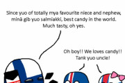 【フィンランド】お菓子をあげるよ【ポーランドボール】