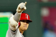 大谷翔平が自己最高の打球速度で2点二塁打！今季初の猛打賞！（海外の反応）