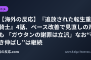 【海外の反応】『追放された転生重騎士』4話、ペース改善で見直しの声も 「ガウタンの謝罪は立派」なお“引き伸ばし”は継続