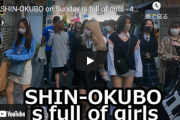 ４K散歩動画新大久保、海外反応