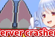 兎田ぺこら、マインクラフトで一度サーバーを破壊したTNTキャノンを稼働してしまうｗｗｗ【ホロライブ】
