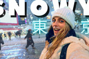 海外「うれしくなるね！」東京の雪景色の中で過ごす午後の様子に夢中