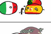 【イタリア】盲人の地では…【ポーランドボール】