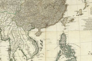 海外「1752年の東/東南アジアの地図」→「日本から朝鮮まで泳いで渡れそうだな」