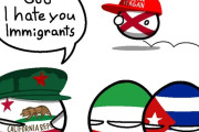【アメリカ】移民問題【ポーランドボール】