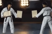 「薪割り（日本バージョン）」と投稿された動画が、どう見ても韓国のテコンドーだと海外が大騒ぎ！海外の反応