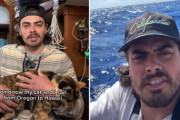 【海外】猫と共に海を旅する男性、9-5の仕事を捨てて100万ドルを稼ぐ方法とは？