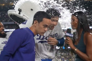 【ハイライト】大谷翔平と美人レポーターのびしょ濡れシーン