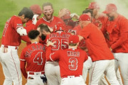 【海外の反応】「大谷の影響力よ」エンゼルスが今季初の“サヨナラ打”でヤンキースに勝利