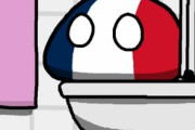 【フランス】トイレのユーモア【ポーランドボール】