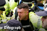 英：反移民・反イスラムの著名保守系活動家、ハマスへの抗議集会で警察に拘束される[海外の反応]