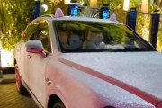 オンリー・ドバイ？ピンク色した猫耳クリスタル・ベントレーはいかが？