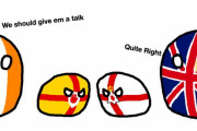 【イギリス-アイルランド】お話【ポーランドボール】