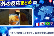 【海外の反応】4ドルで定食フルセット、日本の食堂に世界が驚く