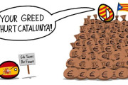 【スペイン】カタルーニャの不当な被害者意識【ポーランドボール】