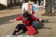 日本の“ゴミ拾い侍”の活動動画が海外でバズり賞賛の嵐　「面白いと同時に感銘を受ける！」「楽しませてくれるし、環境にもいい活動。すごく気に入った！」「日本の道はきれいすぎる！」