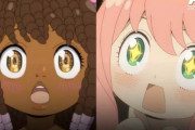 海外「もう笑うしかないよ…」日本のアニメキャラを黒人にした絵が大炎上！！（海外の反応）