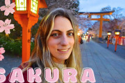美人外国人さん、日本の桜を満喫してしまうｗｗｗ