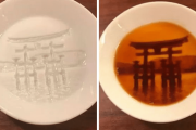 海外「日本人が作った魔法の皿のデザインが素晴らしい」醤油を入れたら絵が浮き出てくるお皿が話題に！