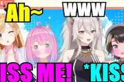 大空スバルが姫森ルーナにキス！！めっちゃ恥ずかしがってるスバルが可愛い！！【ホロライブ】
