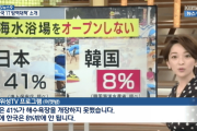 【韓国の反応】海水浴場の6割が閉鎖中の日本…NHK「韓国はITで安全確保」