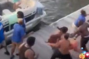海外「白チームvs黒チーム。乱闘が起きると自然とチーム分けされるアメリカ」