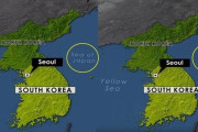 韓国人「日本敗北‥」米CBS放送が防弾少年団ファンの抗議を受け、「日本海(Sea of Japan)」を地図上から削除！　韓国の反応