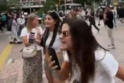 海外「東京でパレスチナ国旗を振っている日本人女性に発狂するイスラエル人観光客達」